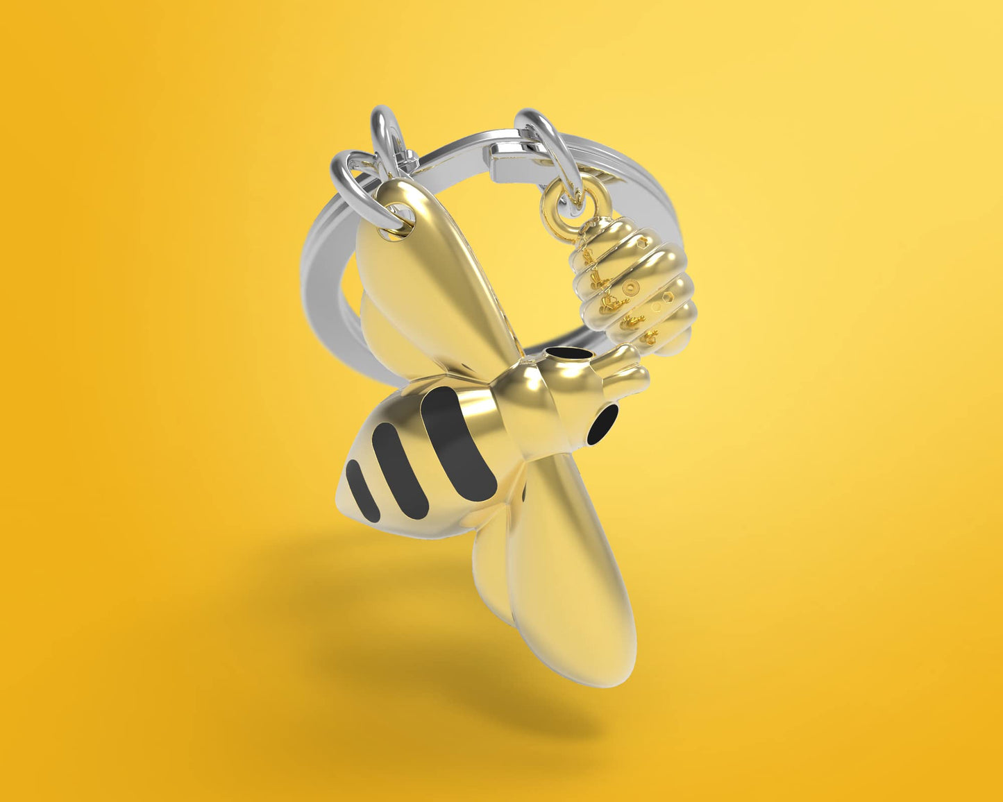 Llavero abeja – Tu dosis diaria de dulzura