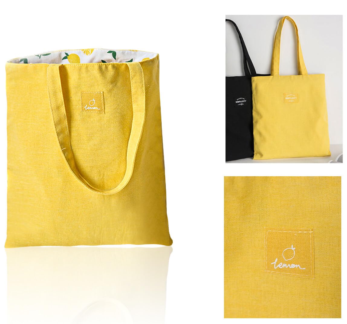 Tote bag reversible limón – Dos caras, mil planes