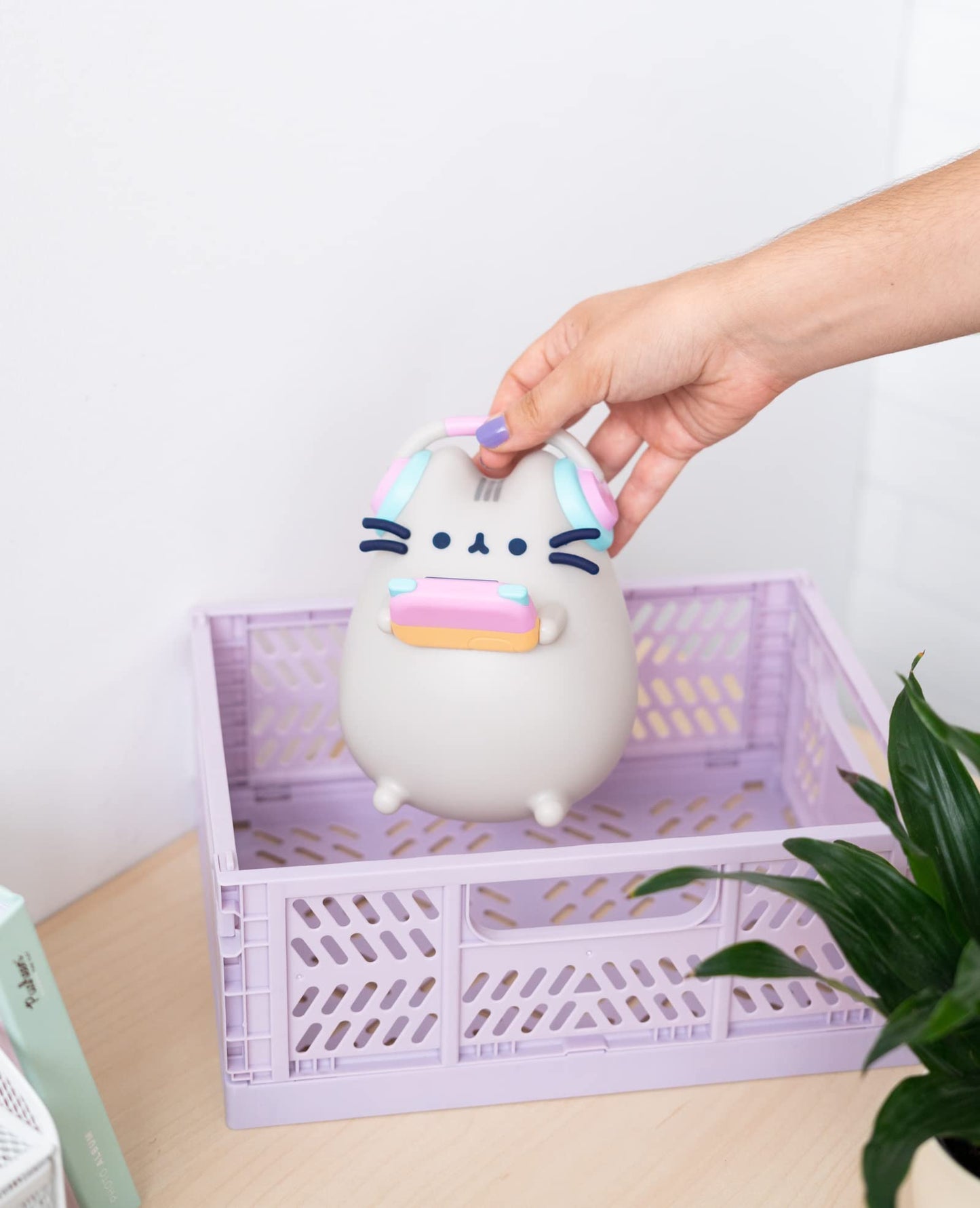 Lámpara Pusheen – Gato gamer iluminando tu escritorio