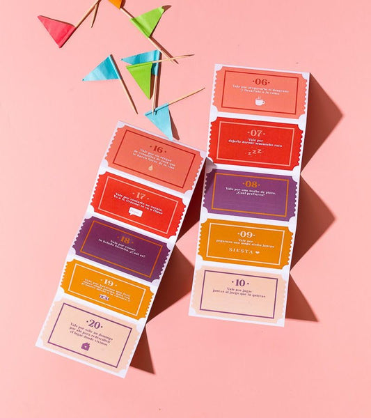 20 planes con mamá – Vales para compartir momentos únicos