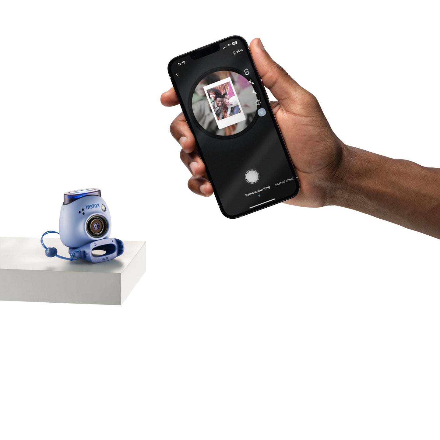 Instax PAL – Cámara digital mini en tono lavanda