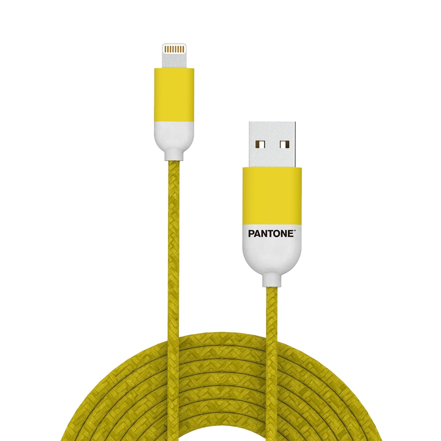 Cable Lightning iPhone Pantone – Amarillo que ilumina tu carga