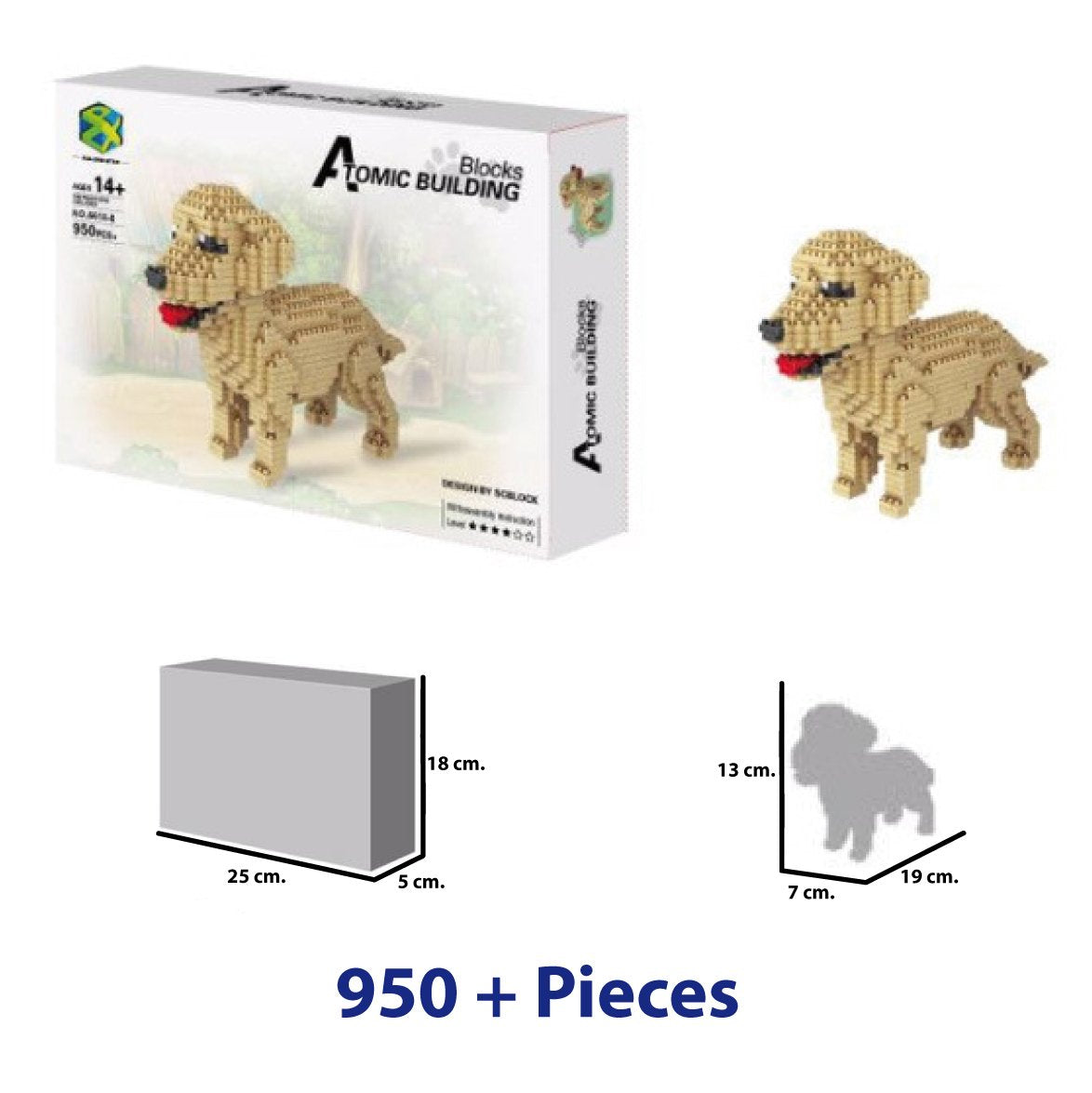 Golden ladrillos – Construye tu propio retriever