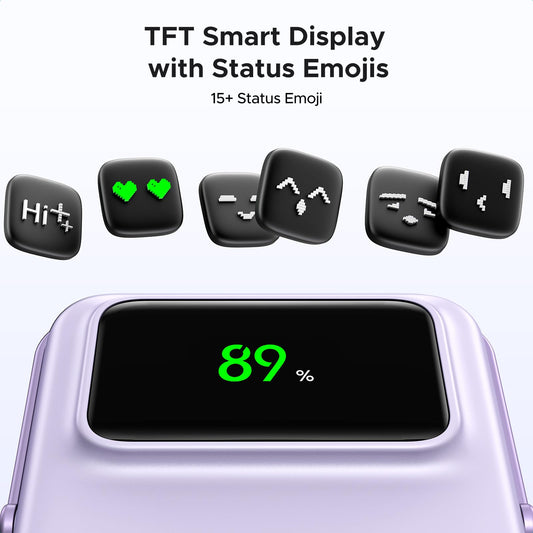 Power Bank magnético 10.000 mAh – Energía portátil con sonrisa y soporte