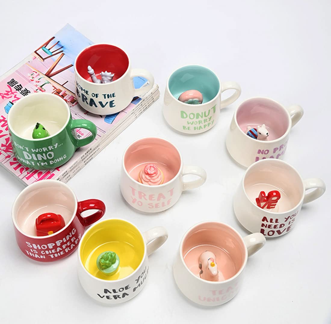 Taza con llama 3D – No prob-llama para tu café