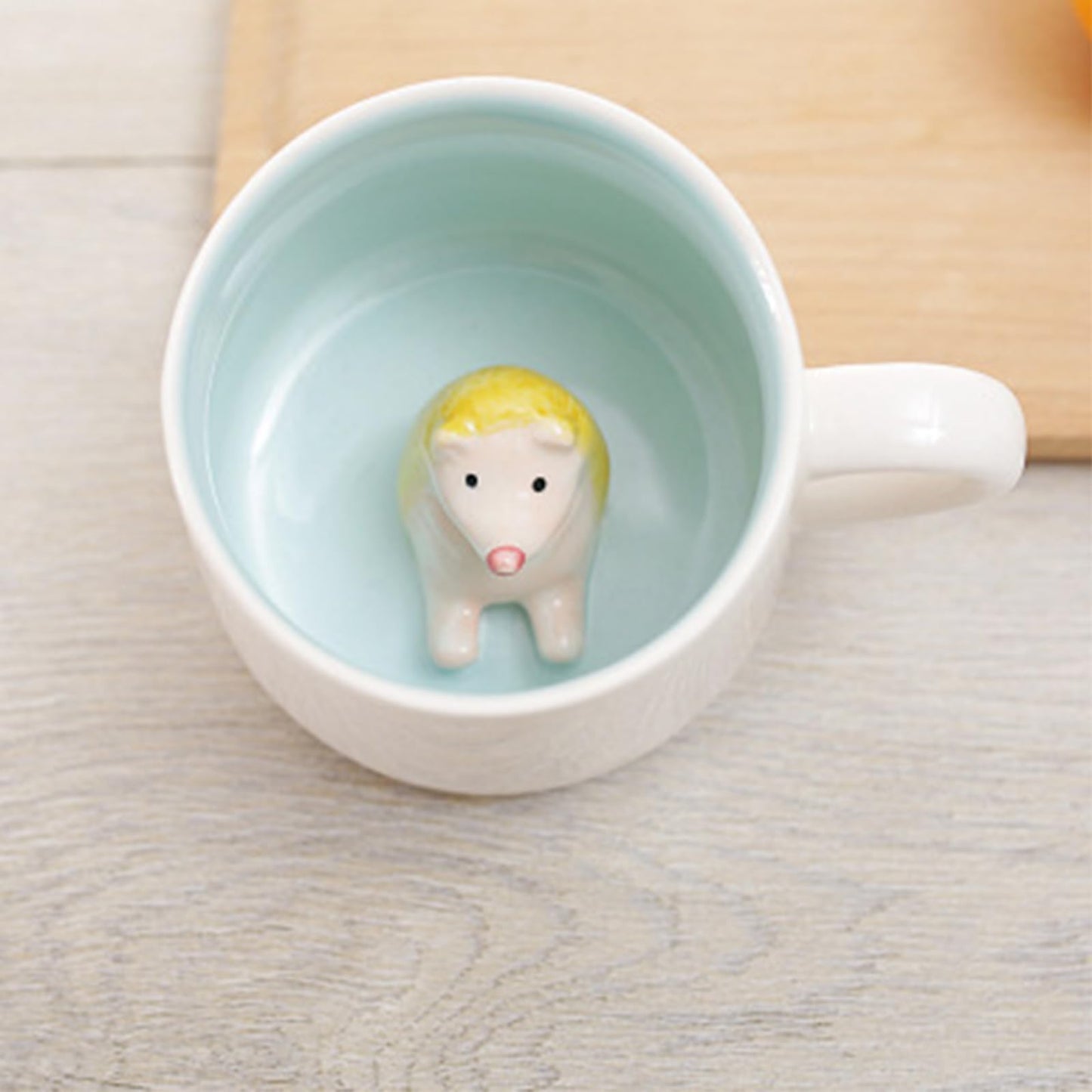 Taza erizo 3D sorpresa – Café con pinchos de simpatía