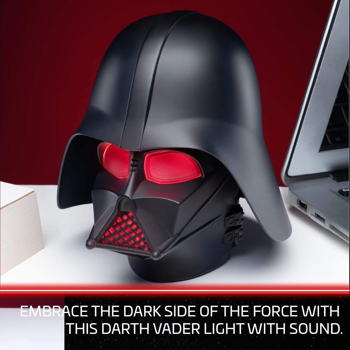 Lámpara Darth Vader con sonido – El lado oscuro ilumina tu escritorio