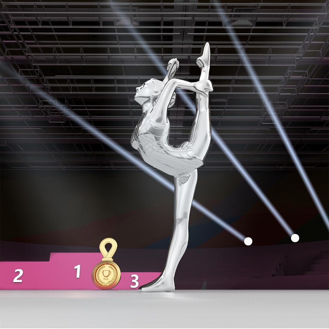 Llavero gimnasta – Elegancia en movimiento
