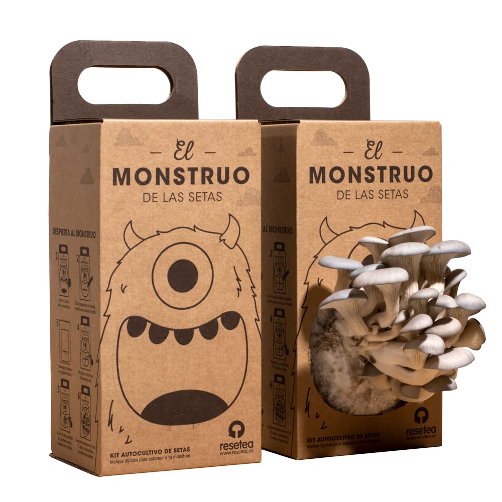 El Monstruo de las Setas – Kit de autocultivo con diseño bestial