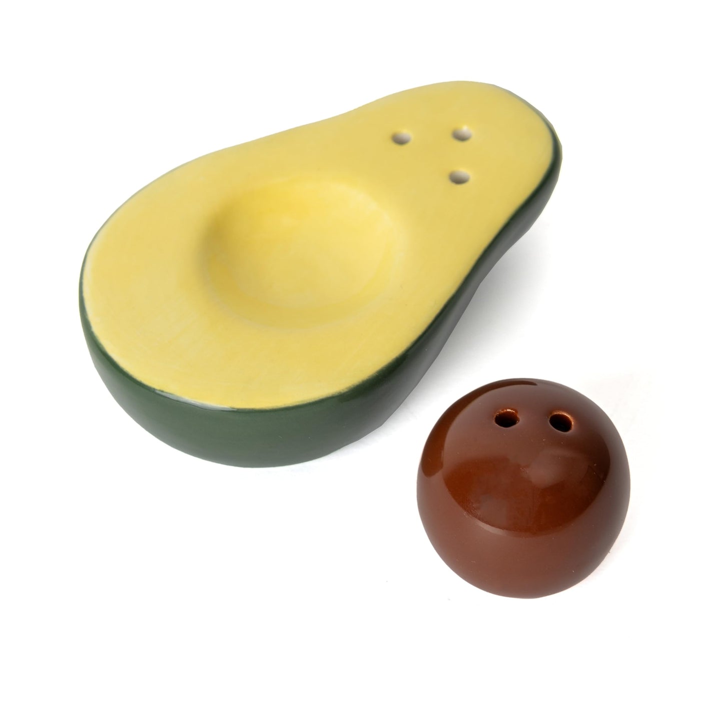 Set salero y pimentero aguacate – Un toque tropical en tu mesa