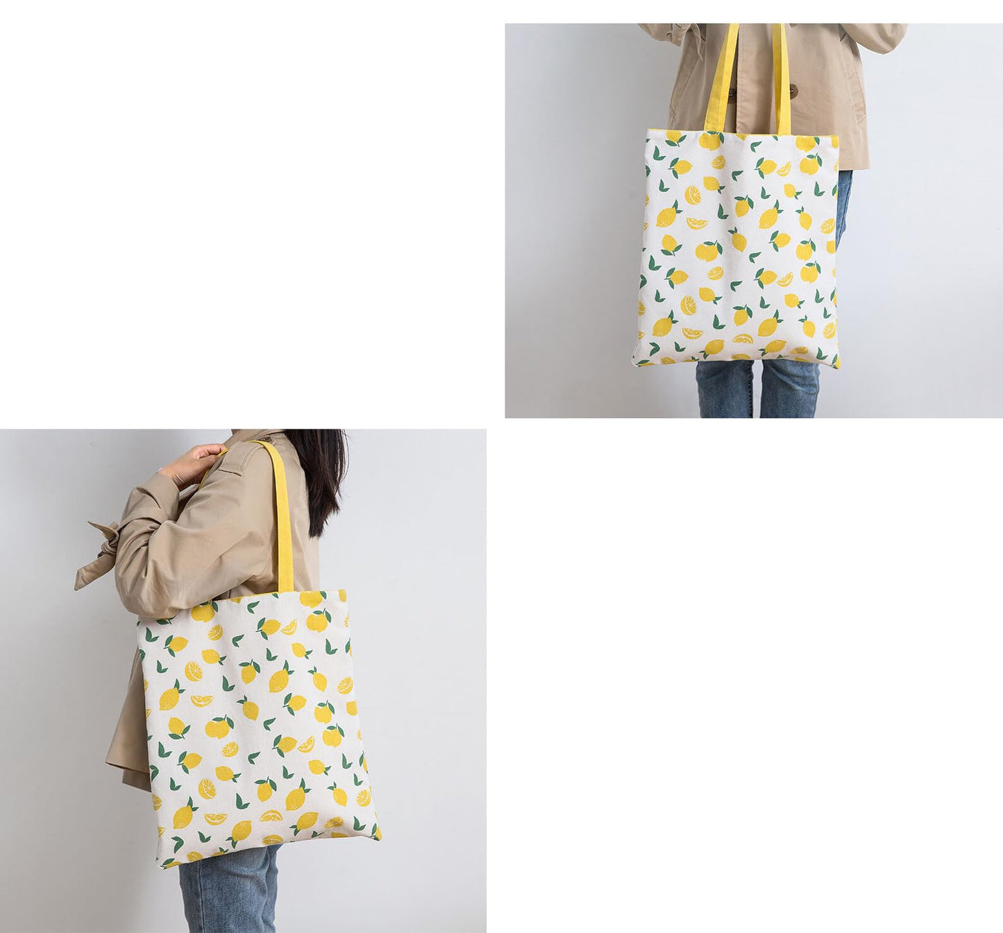 Tote bag reversible limón – Dos caras, mil planes