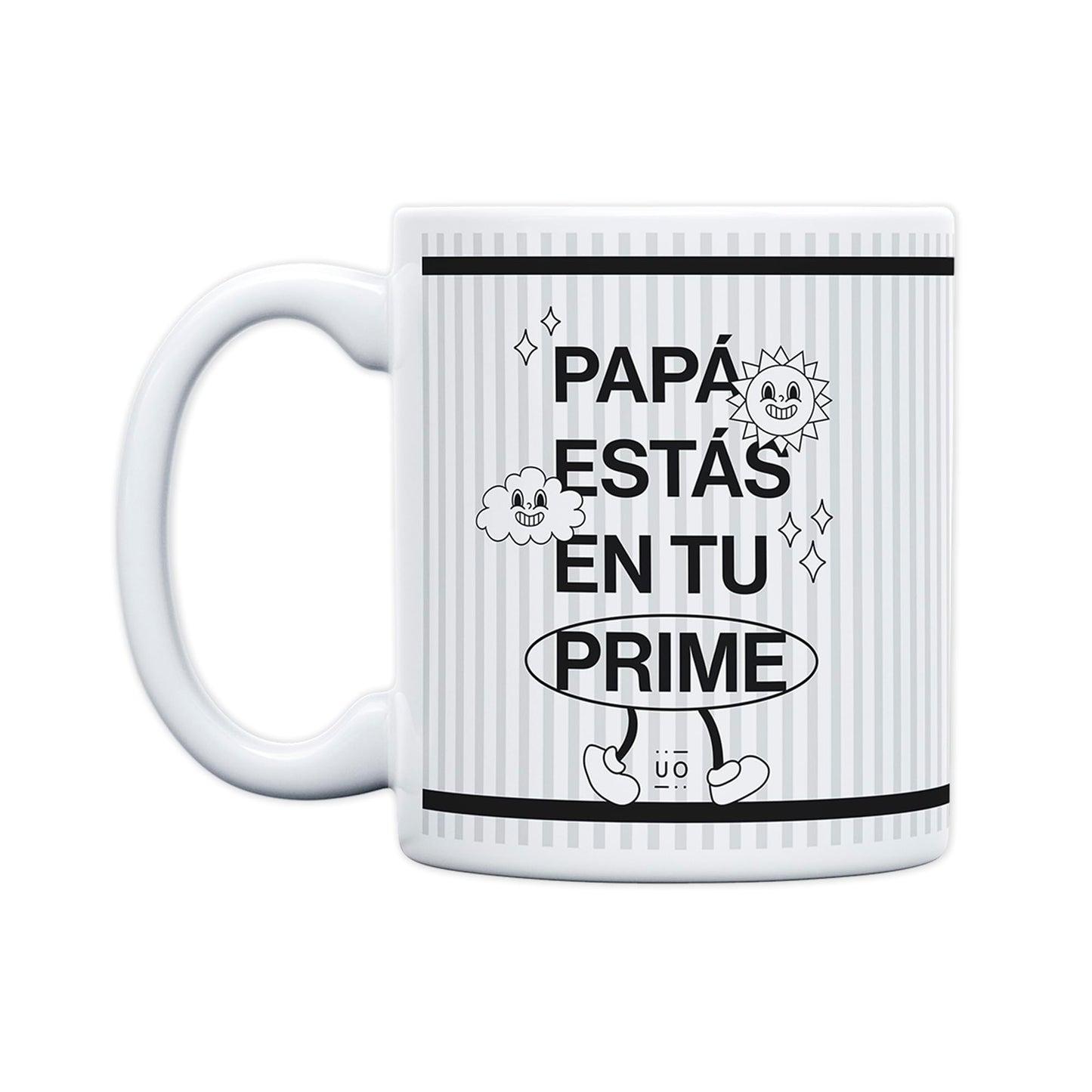 Estás en tu prime – Taza divertida para padres modernos
