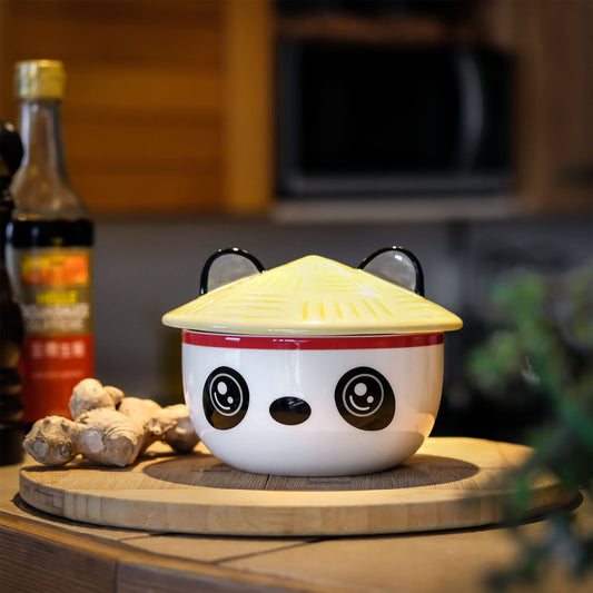 Cuenco panda – Kawaii con tapa y ternura