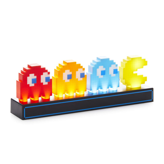 Lámpara Pac-Man multicolor – Fantasmas retro con luz cambiante