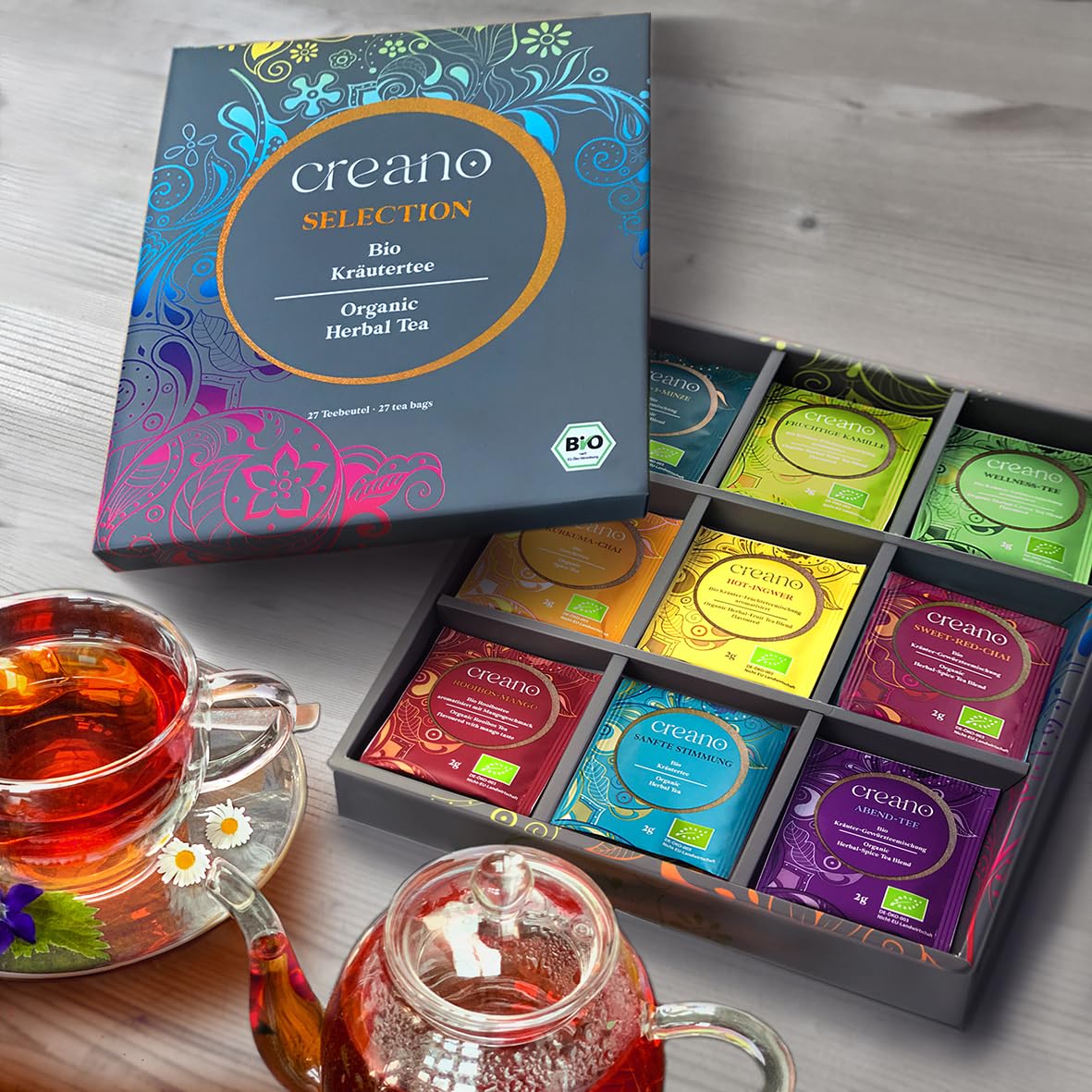 Set de té florales – Infusiones con efecto visual incluido