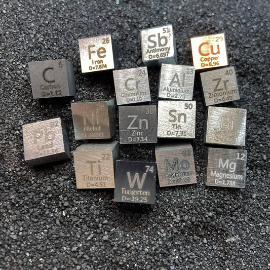 Set de 15 elementos puros – Ciencia comprimida en 10 mm