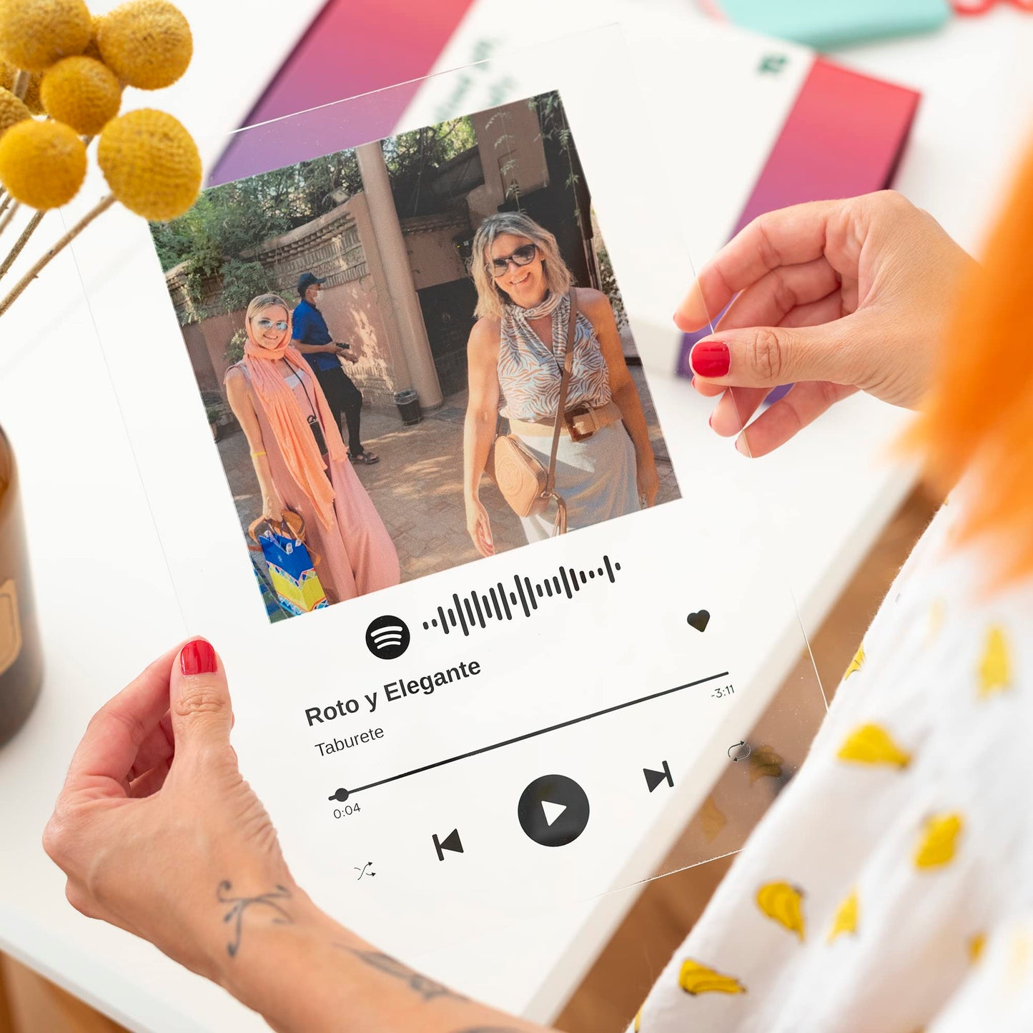 Placa Spotify personalizada – La canción de tu vida