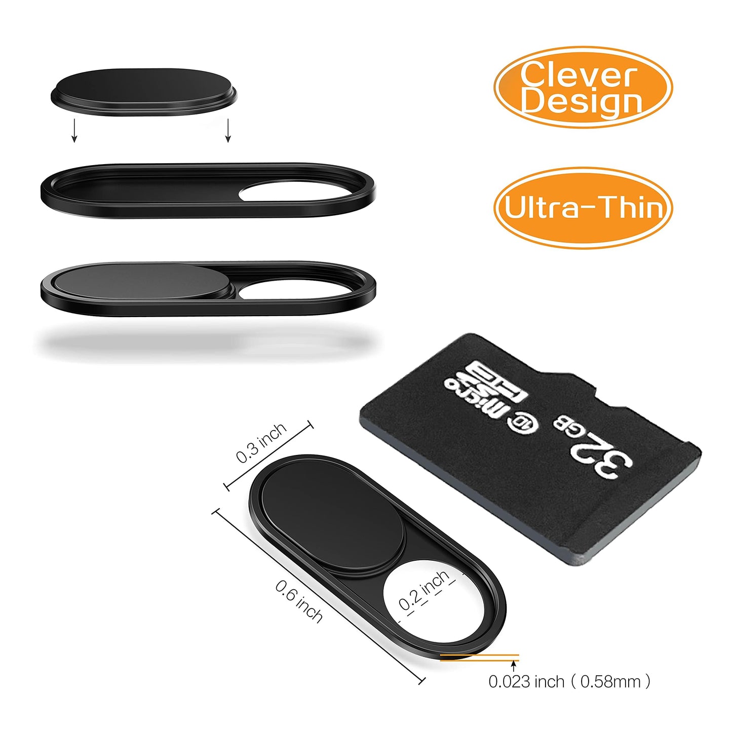 Webcam cover – Tapa deslizante y privacidad total