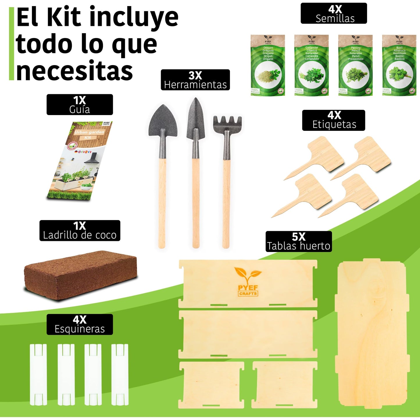 Kit huerto hierbas – Cultiva tus sabores favoritos
