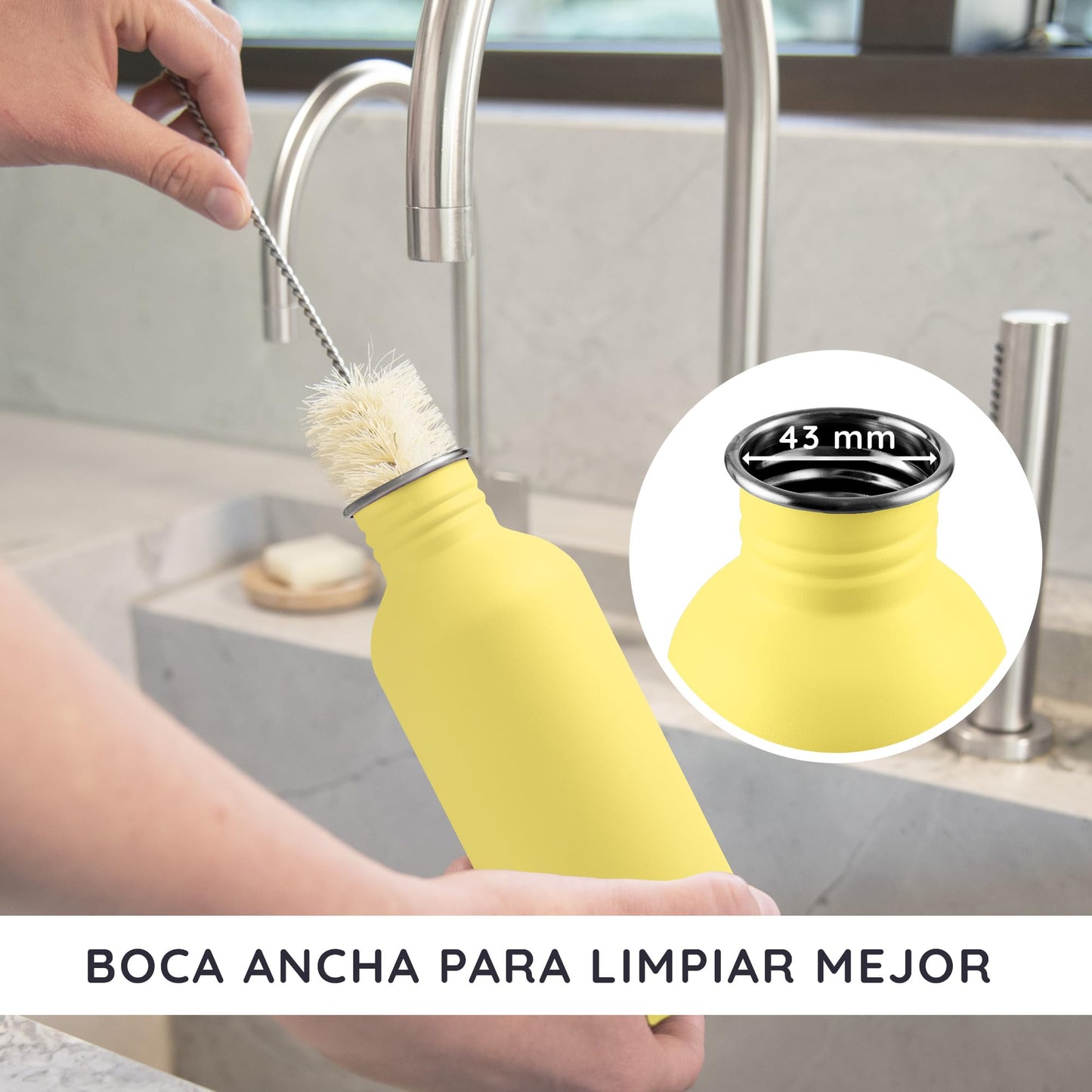 Botella pastel – Color y conciencia en tu mochila