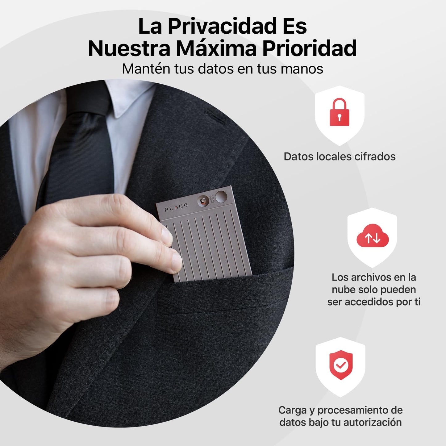 Grabadora inteligente con IA – Transcribe y resume al instante
