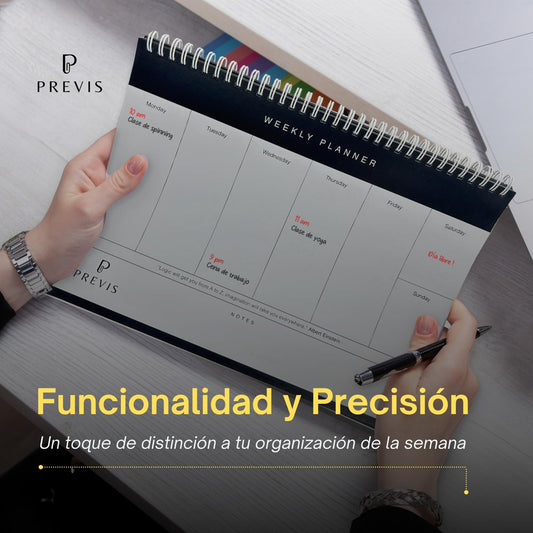 Planner semanal A4 – Organización minimalista para mentes enfocadas