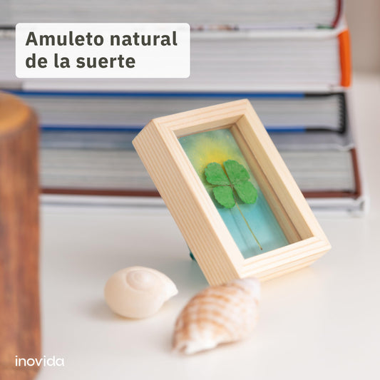 Trébol prensado “Lucky Charm” – El detalle que trae fortuna