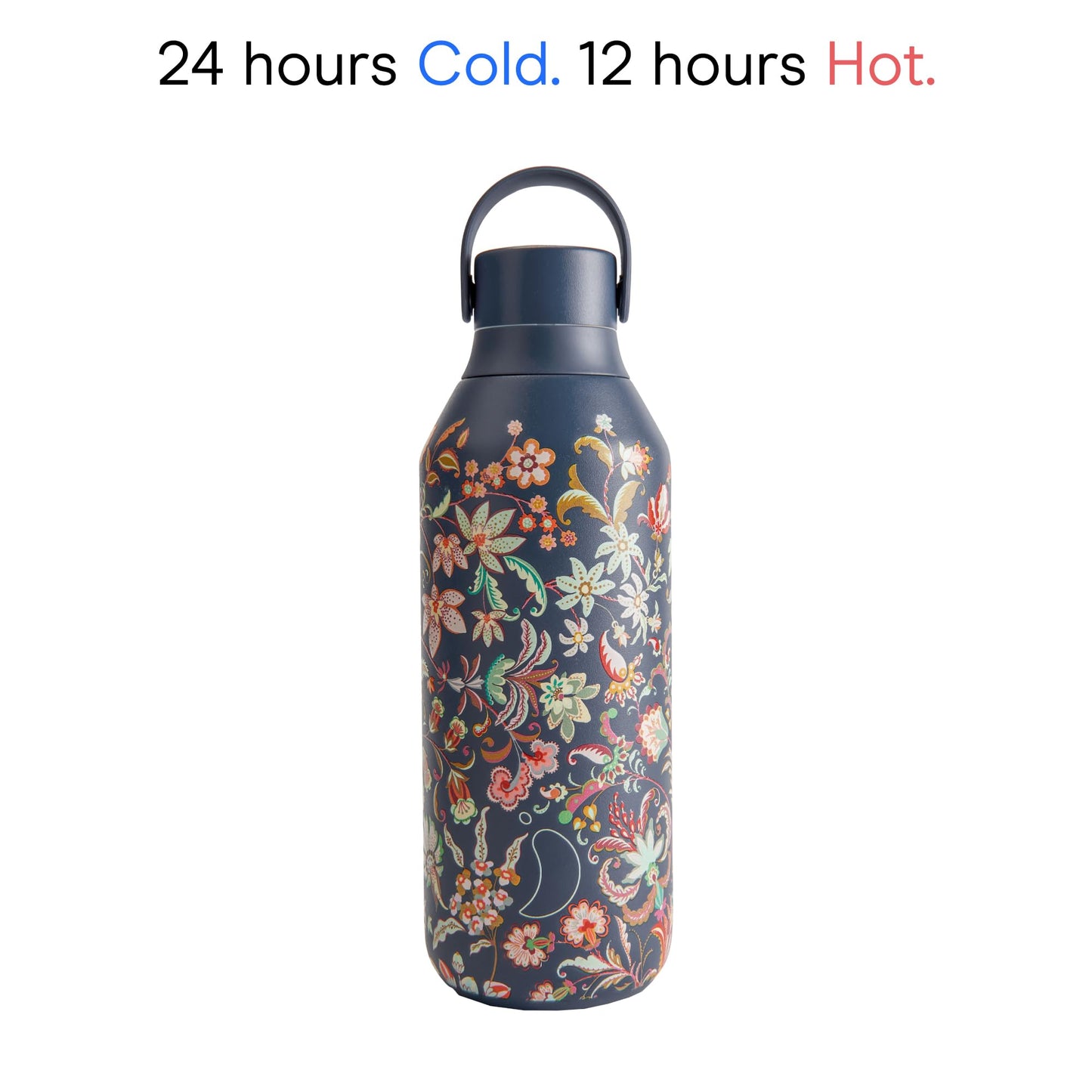 Chilly's Bottle Serie 2 - Botellas térmicas de Acero Inoxidable con gollete Suave y asa - Kobushi, 500ml