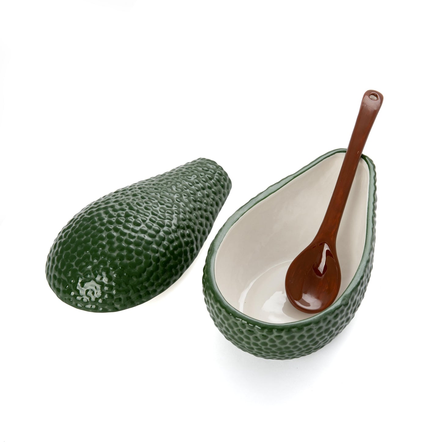 Set para dipear con forma de aguacate – Nachos, guacamole y buen rollo