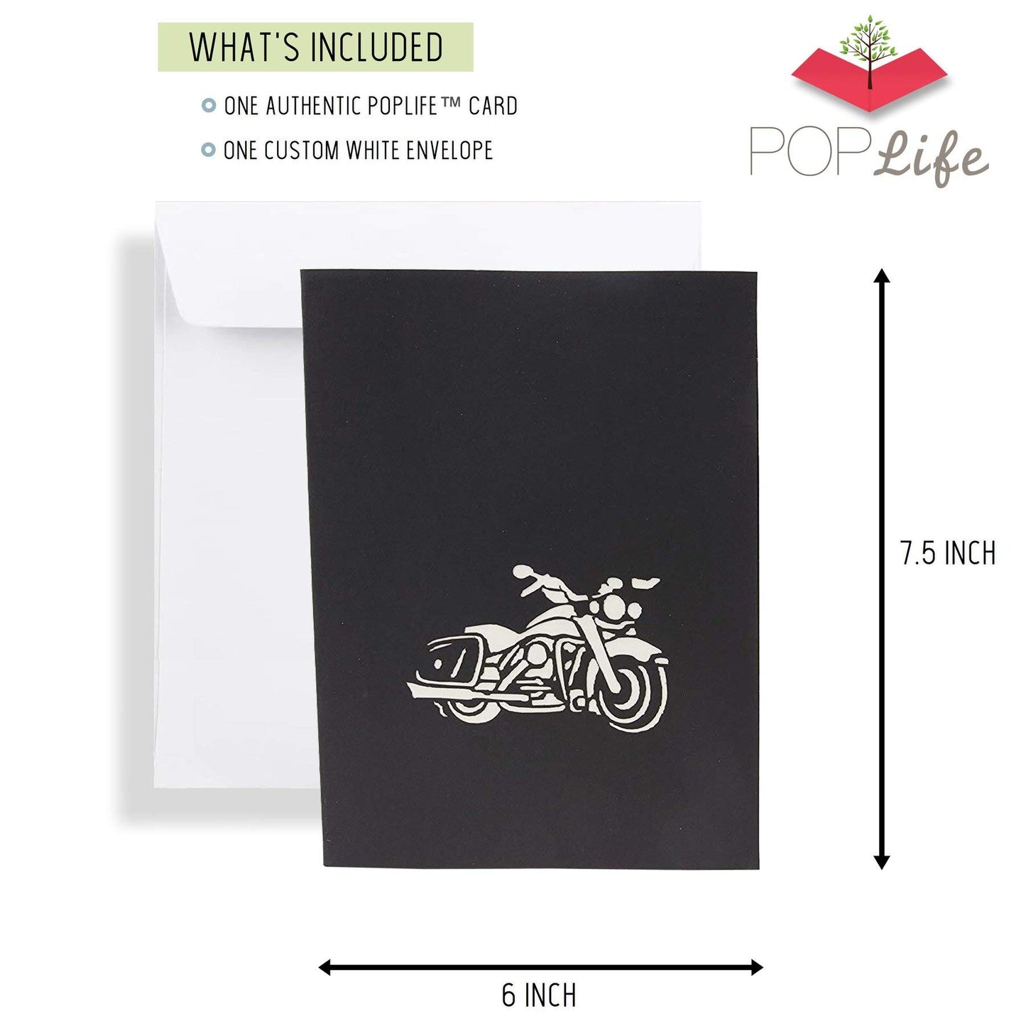 Tarjeta pop-up moto – A toda velocidad en 3D