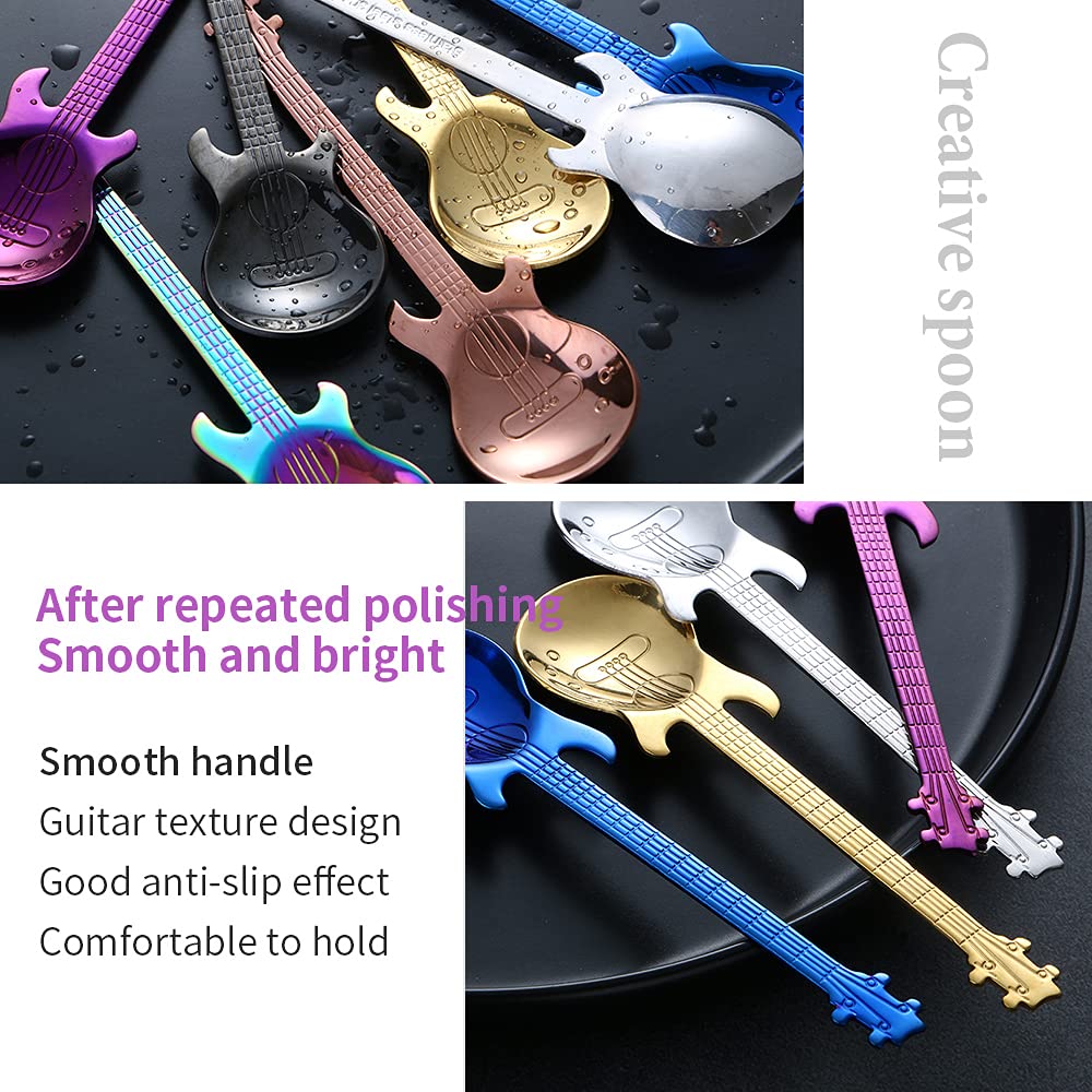 Set cucharas guitarra – Siete acordes para tu desayuno