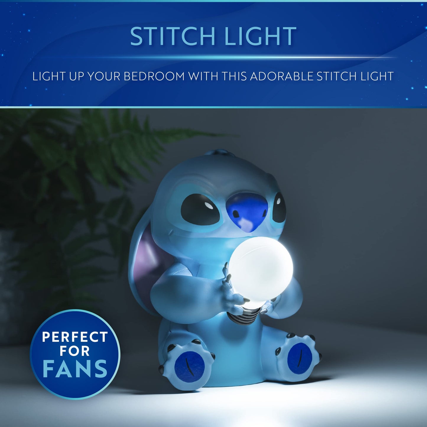 Stitch con bombilla – Luz cálida con estilo Disney