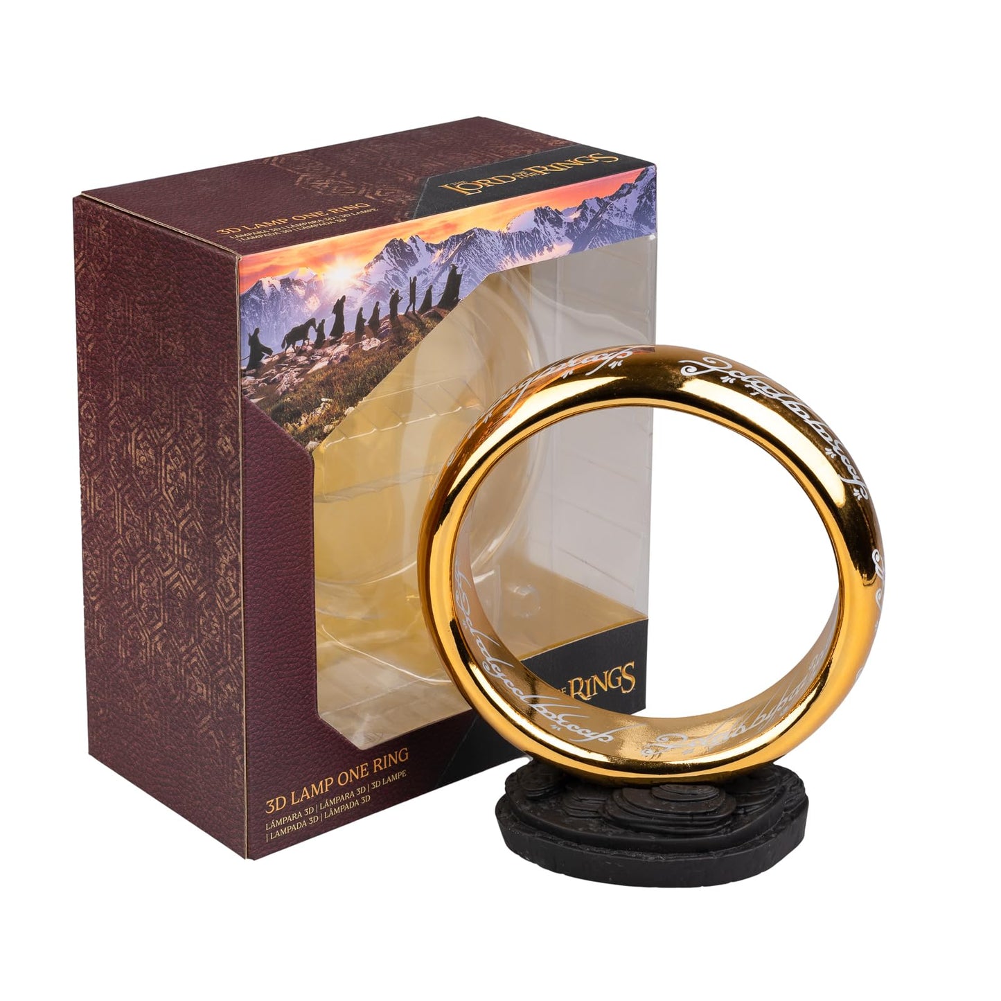 Lámpara LED Anillo Único – Un toque épico para tu rincón favorito
