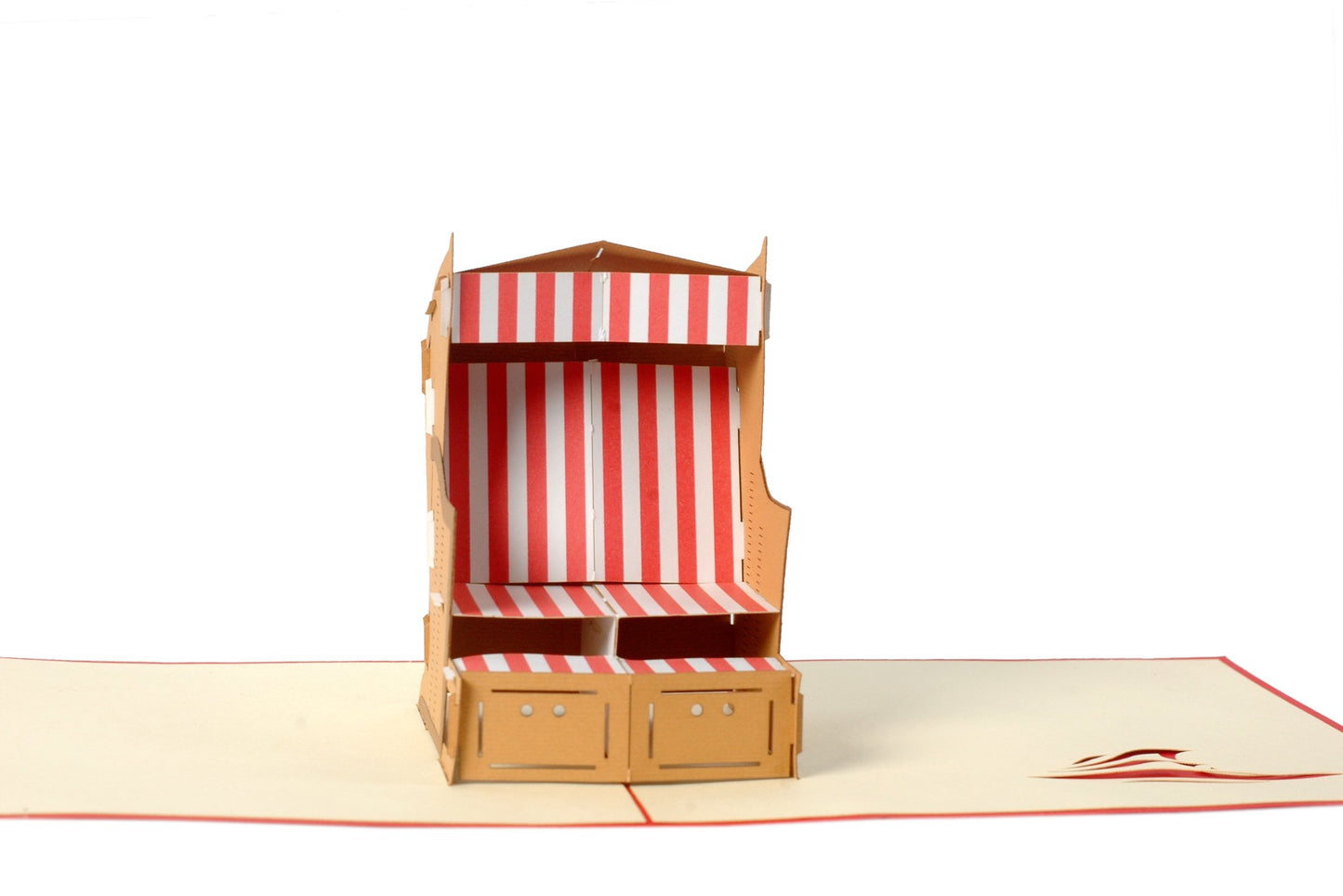 Tarjeta pop-up verano – Tu rincón favorito hecho papel