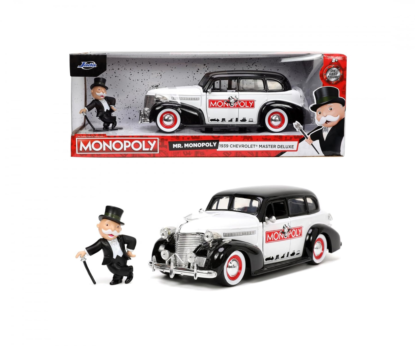 Coche Mr. Monopoly – Con licencia y detalles reales