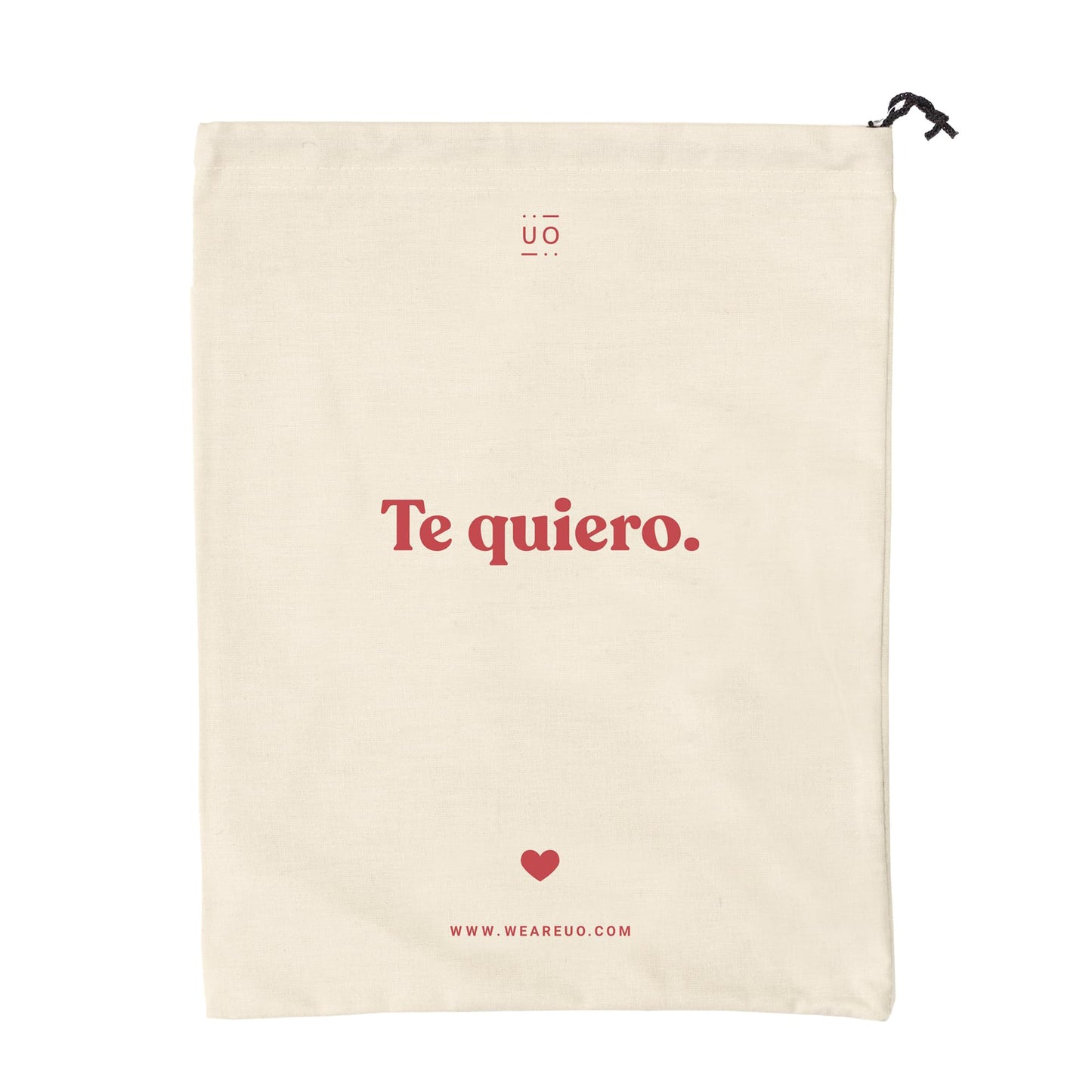 Te quiero – Bolsa con mensaje claro y bonito
