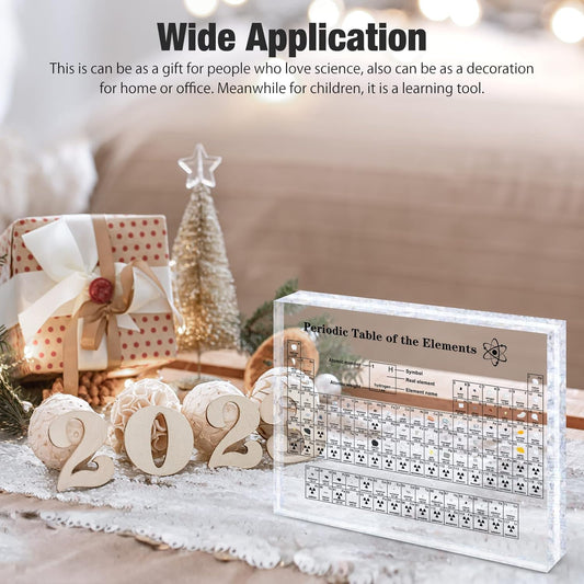 Tabla periódica con elementos auténticos – Cuando la ciencia se convierte en arte