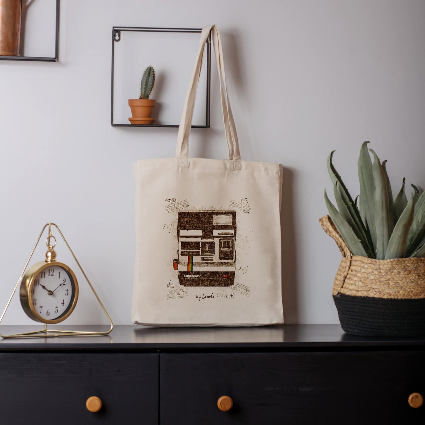 Captura el momento – Tote bag con alma de Polaroid
