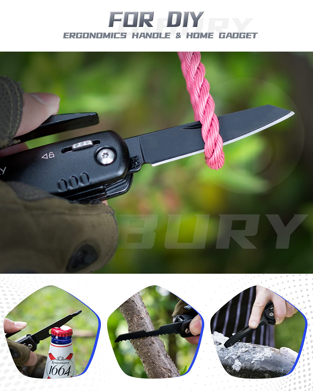 Mini martillo 12 en 1 – Todo en uno para aventureros