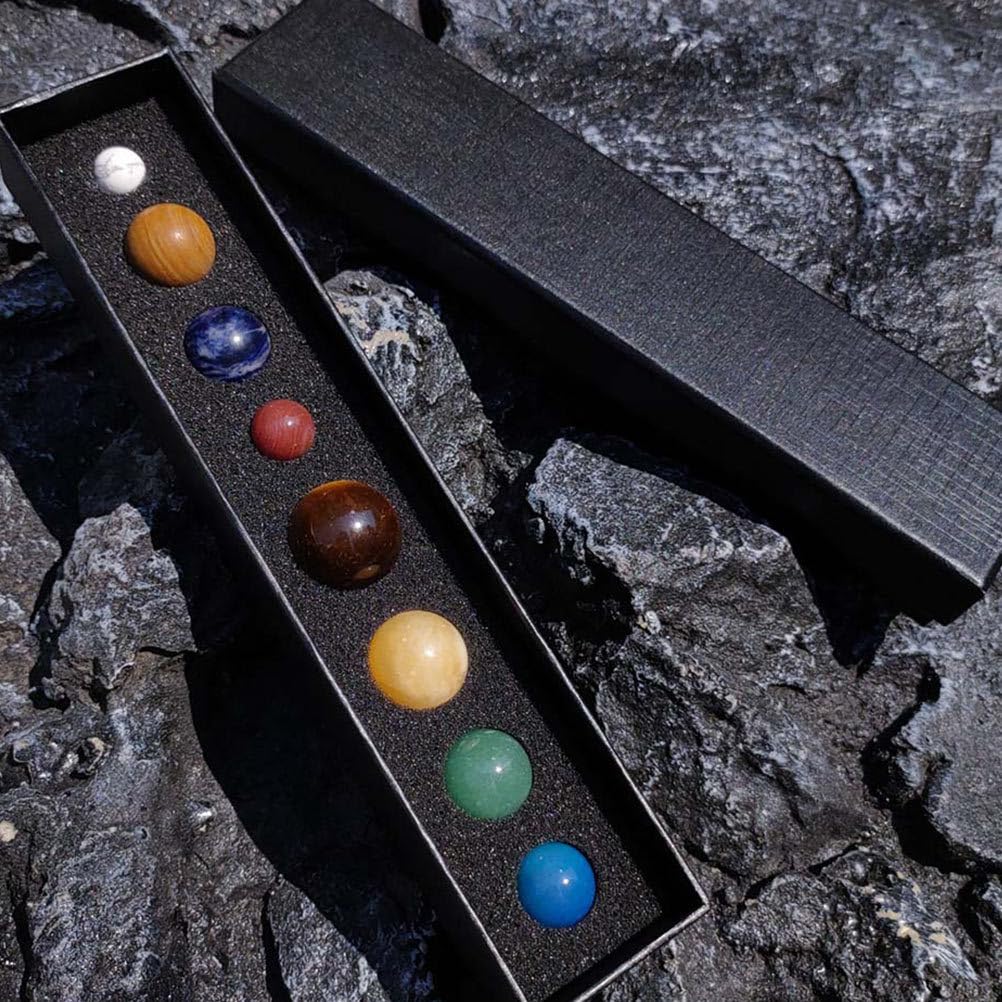 Mini Sistema Solar en Piedras – Ocho planetas para tu escritorio galáctico