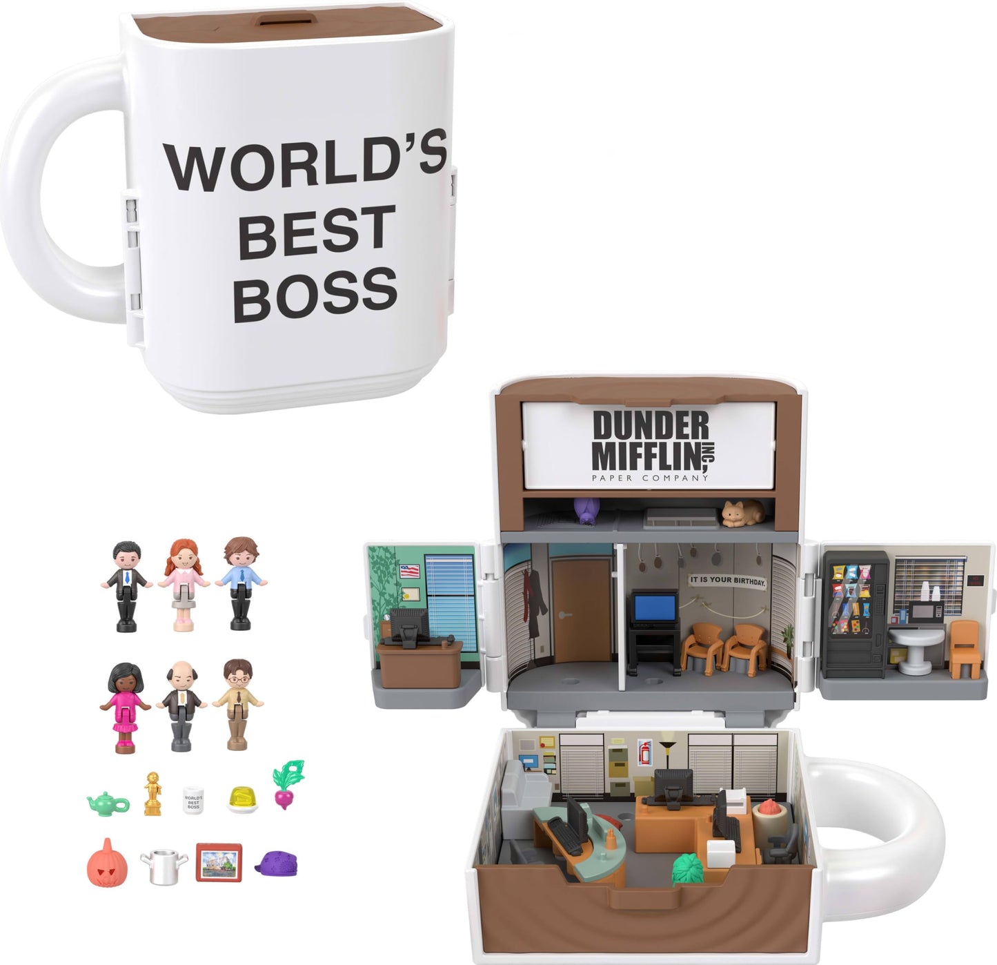 The Office mini– Taza con escenario escondido