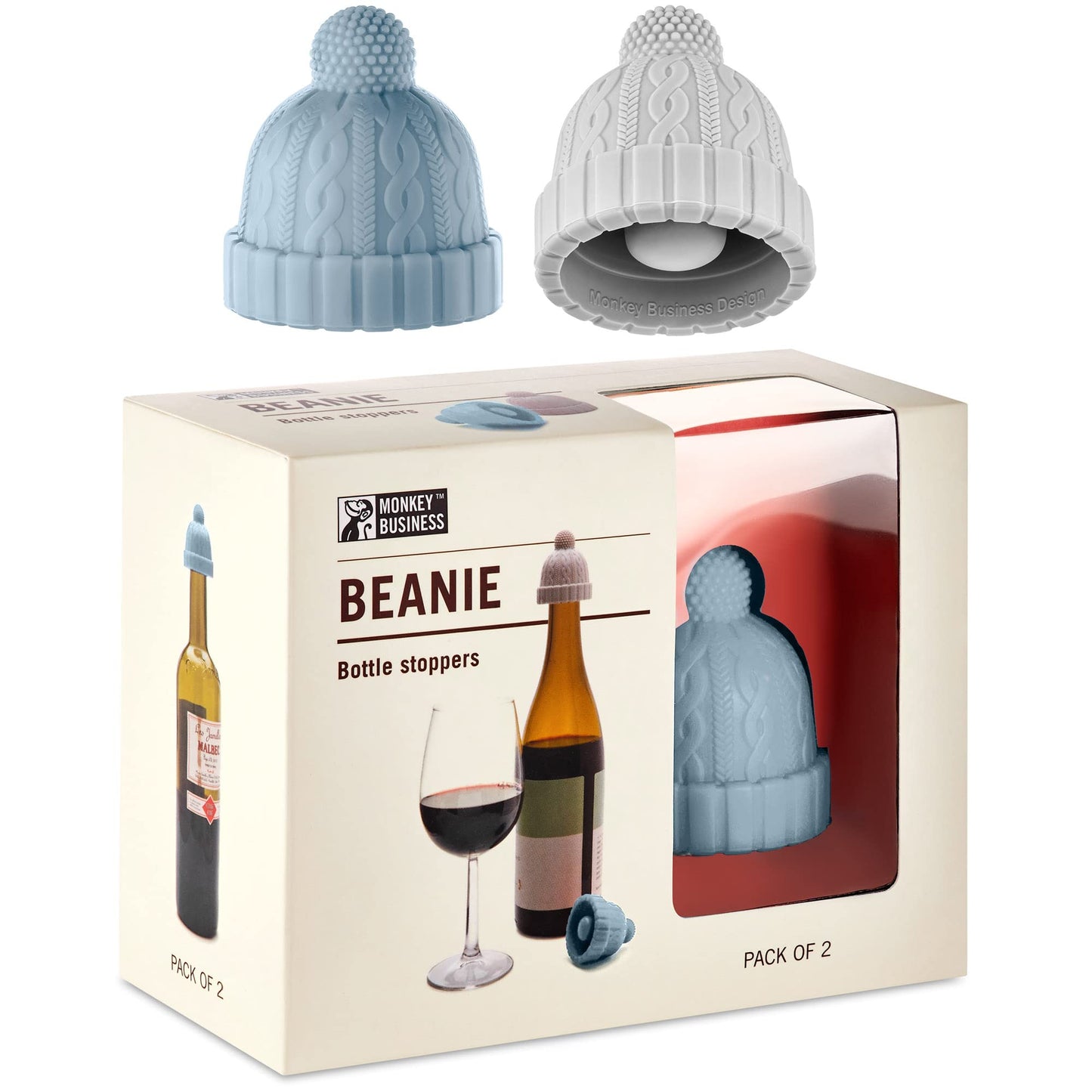 Tapón con gorrito – Tu vino abrigado y feliz