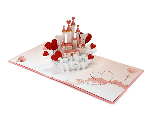 Tarjeta palacio del amor 3D – Un cuento que empezó contigo