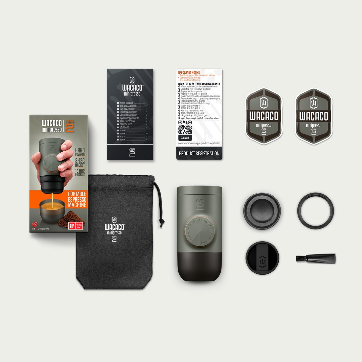 Minipresso GR2 – Cafetera de bolsillo para cafeteros nómadas