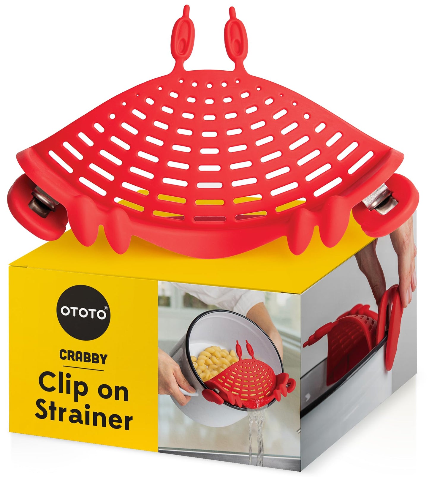 Colador Crabby – El cangrejo que atrapa la pasta al vuelo