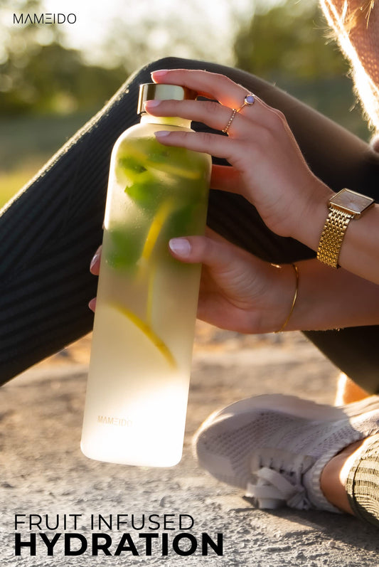 Botella esmerilada – Hidratación con estilo y conciencia