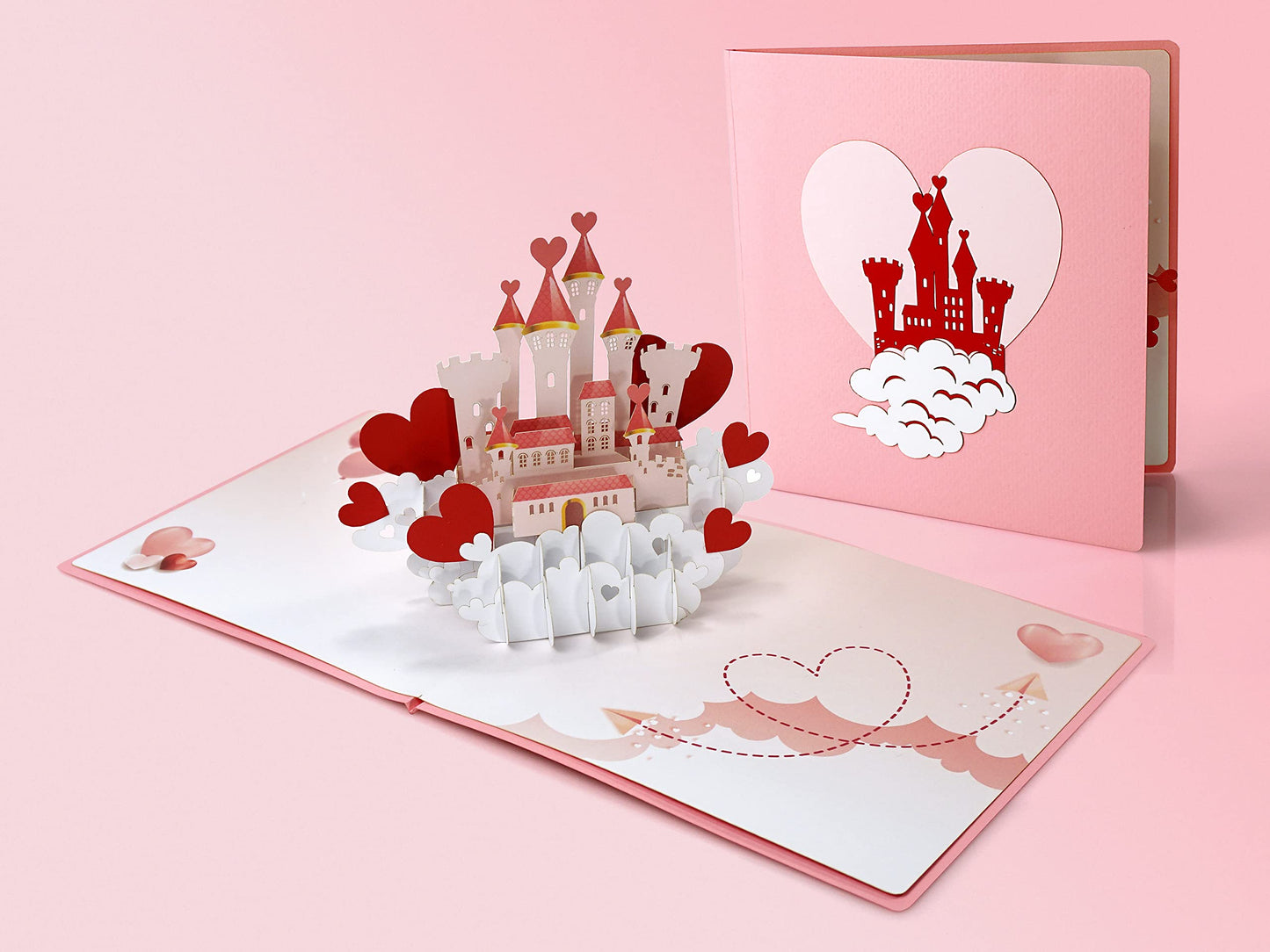 Tarjeta palacio del amor 3D – Un cuento que empezó contigo