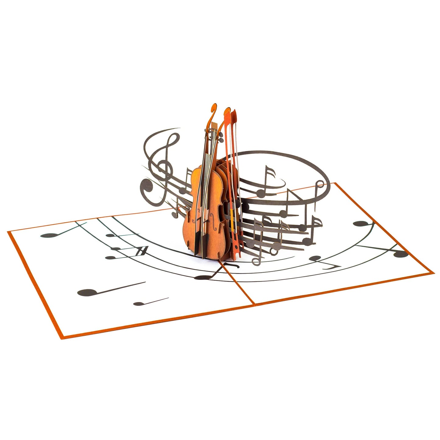 Tarjeta pop-up instrumentos – Un acorde de emoción en papel