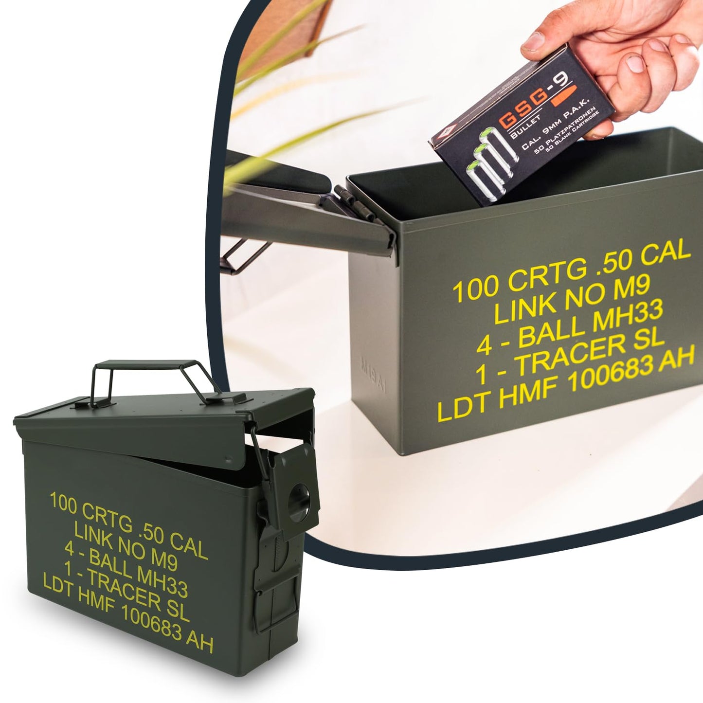 Caja munición metálica – Orden con aire táctico