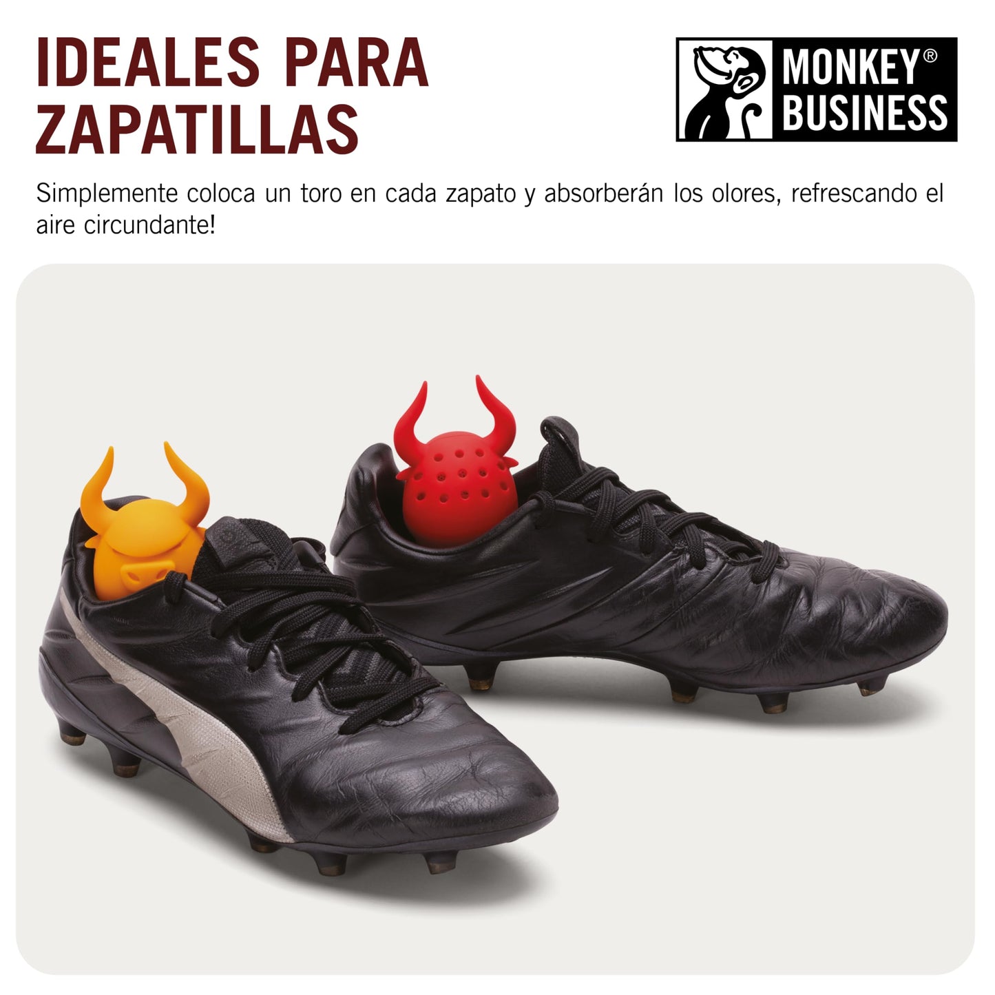 Toritos desodorantes para zapatos y mochilas – Un par de cuernos contra los malos olores